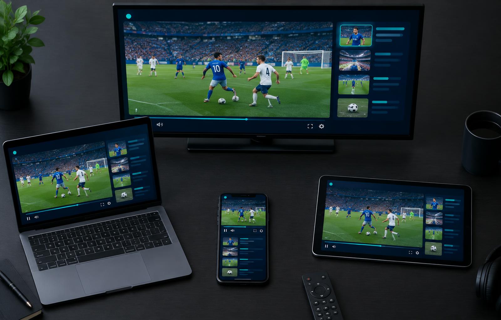 مشاهدة اشتراك IPTV على التلفاز واللابتوب والجوال والتابلت في الوقت نفسه