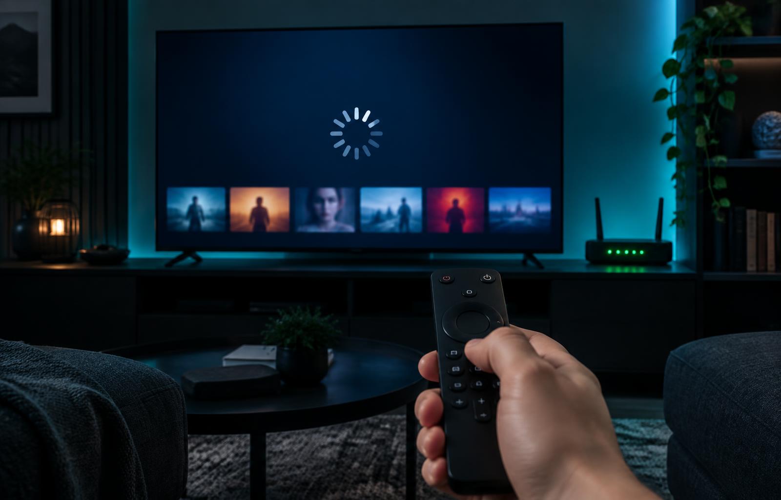 تفعيل اشتراك IPTV على التلفاز الذكي باستخدام جهاز التحكم والراوتر